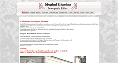 Desktop Screenshot of moghul-rikschas.de