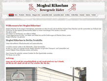 Tablet Screenshot of moghul-rikschas.de